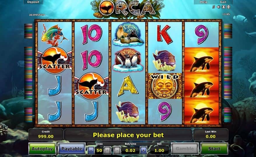 Orca slot game