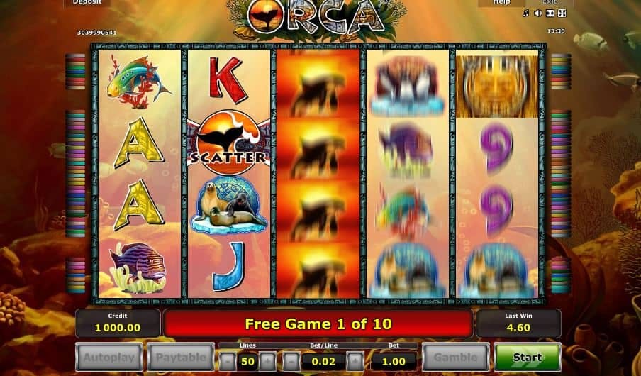 Orca slot game