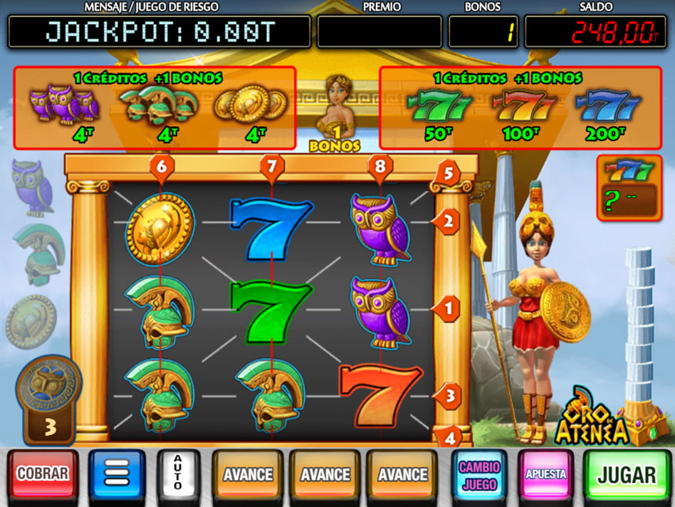 Oro De Atenea screenplay Oro De Atenea slot game