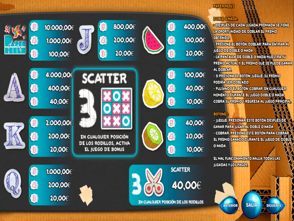 Paper Reels slot game