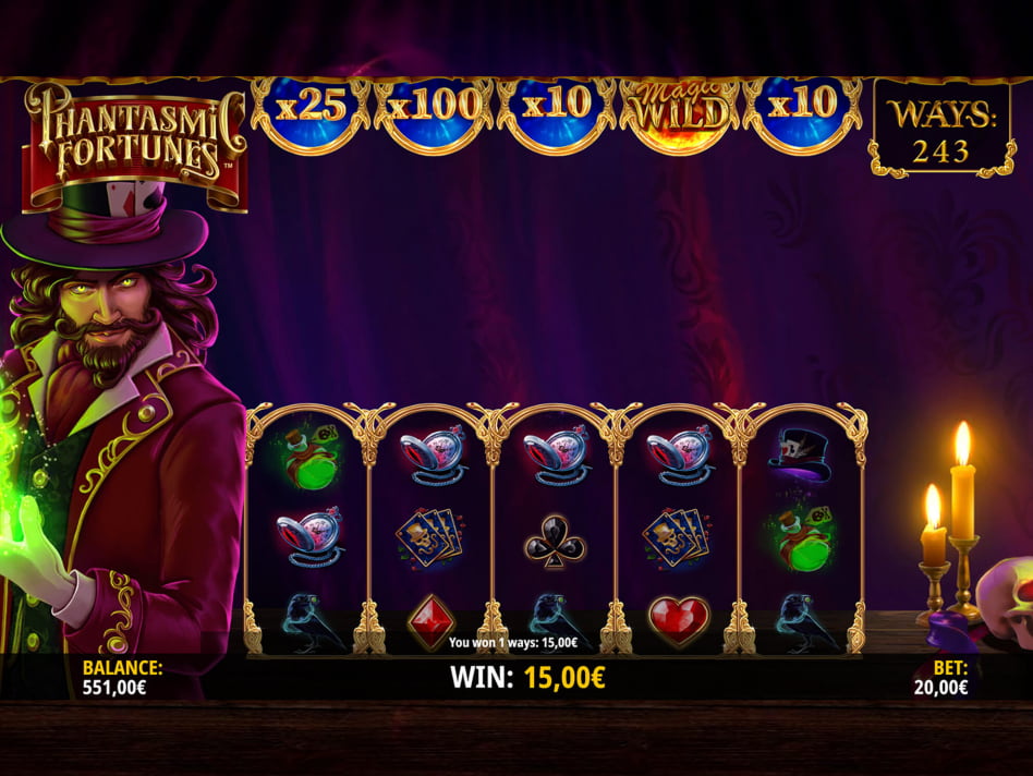 Phantasmic Fortunes screenplay Phantasmic Fortunes slot game