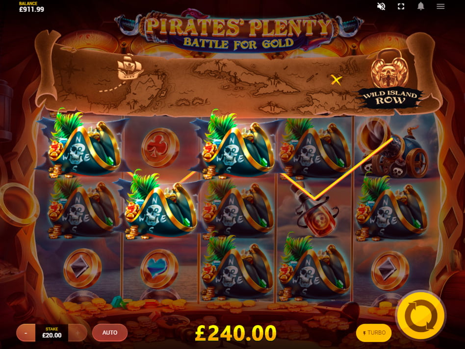 Pirates Plenty Battle for Gold screenplay Pirates Plenty Battle for Gold slot game