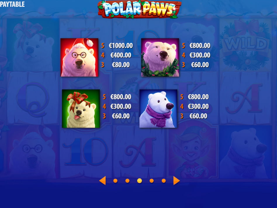Polar Paws screenplay Polar Paws slot game