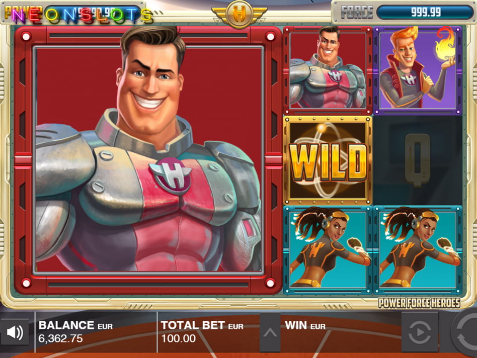 Power Force Heroes screenplay Power Force Heroes slot game