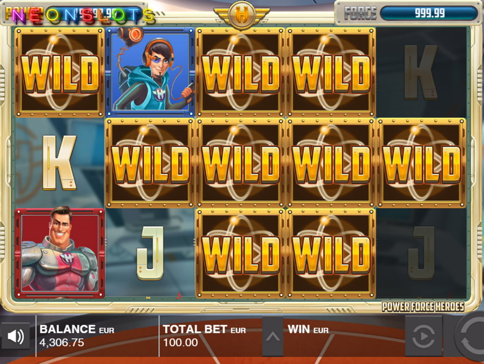 Power Force Heroes screenplay Power Force Heroes slot game