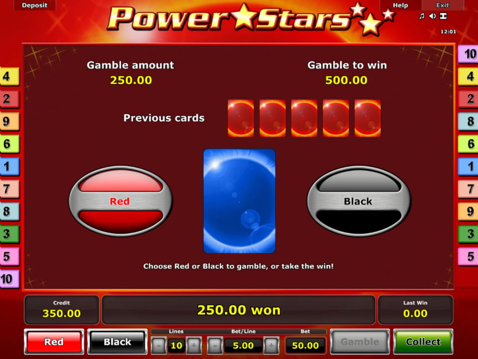 Power Stars screenplay Power Stars slot game