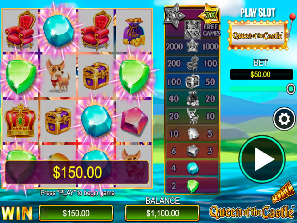Queen Of The Castle slot game