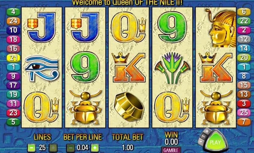 Queen of the Nile 2 slot game