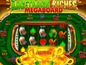 Racetrack Riches Megaboard screenplay Racetrack Riches Megaboard slot game
