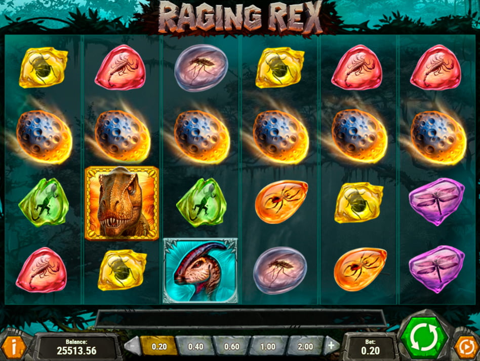 Raging Rex slot game