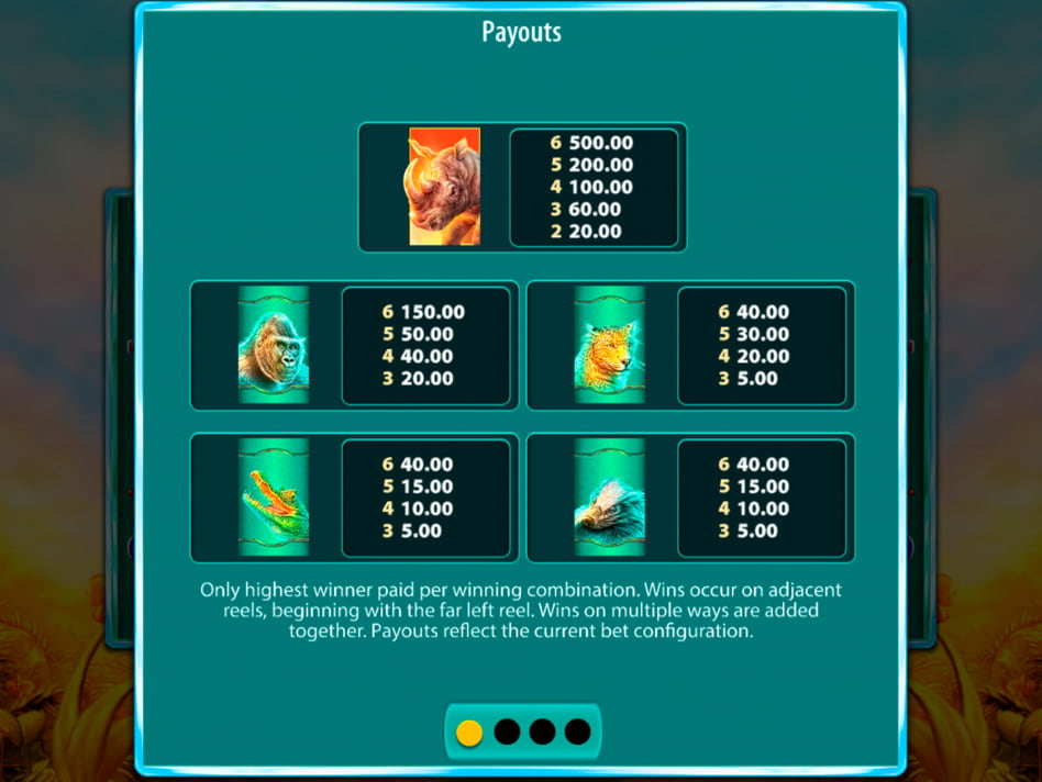 Raging Rhino Megaways screenplay Raging Rhino Megaways slot game
