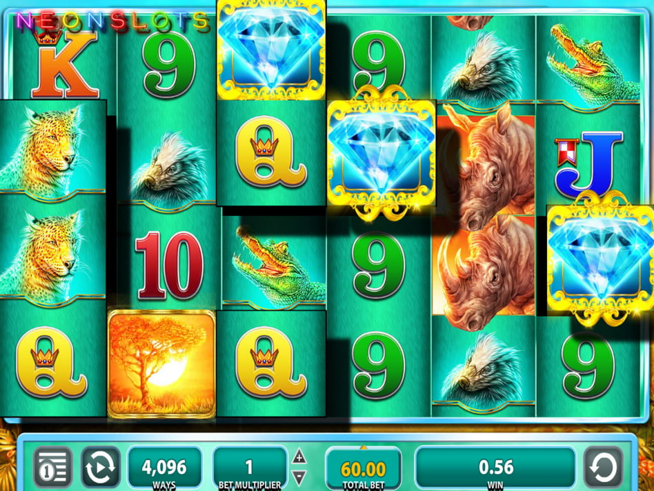 Raging Rhino slot game