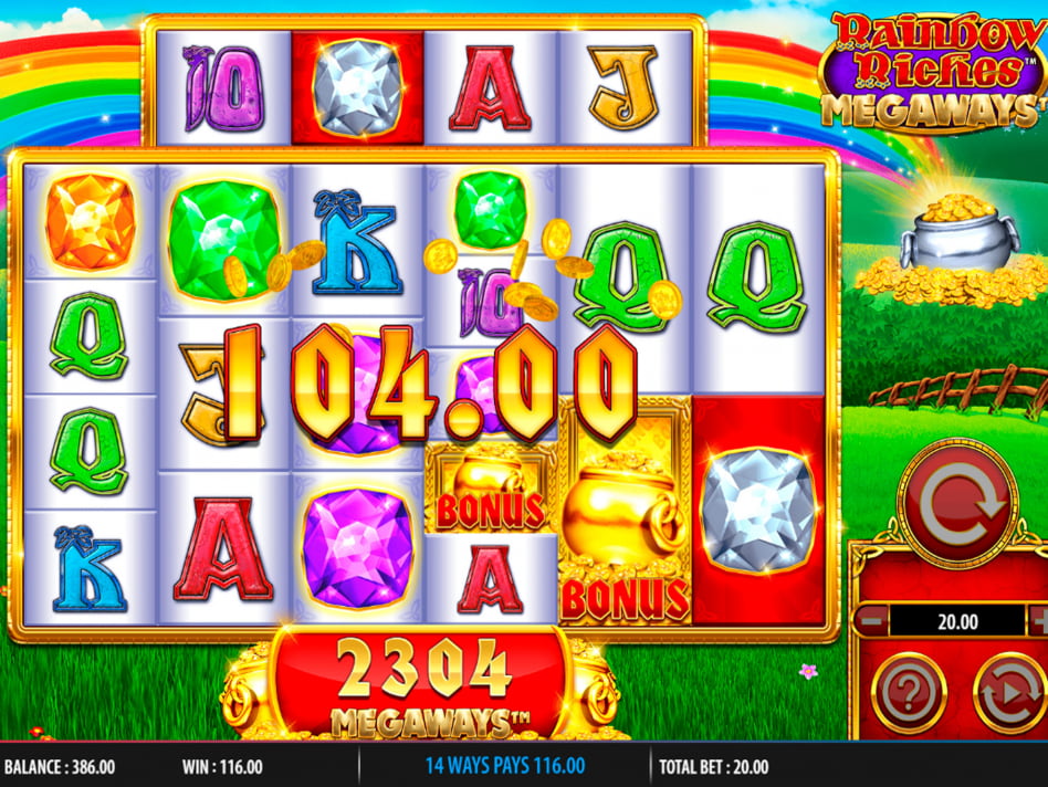 Rainbow Riches Megaways screenplay Rainbow Riches Megaways slot game