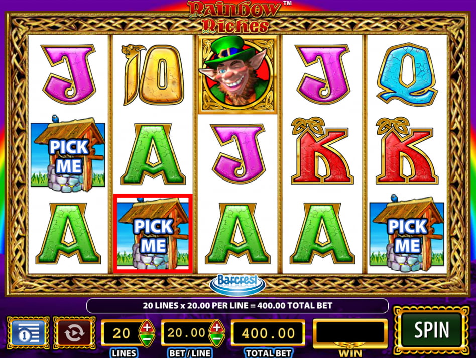 Rainbow Riches screenplay Rainbow Riches slot game
