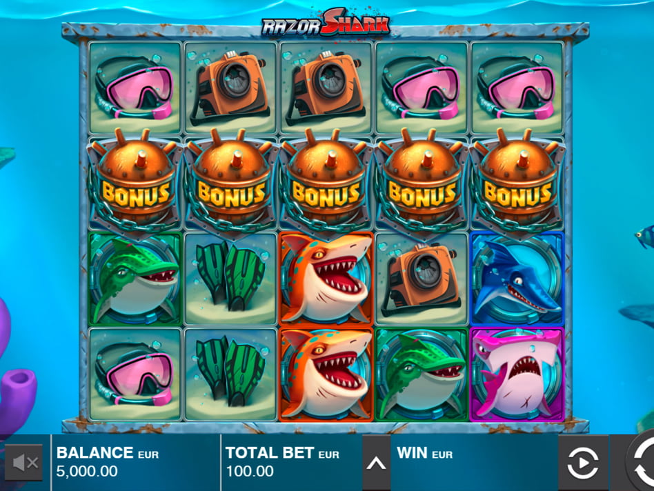 Razor Shark slot game