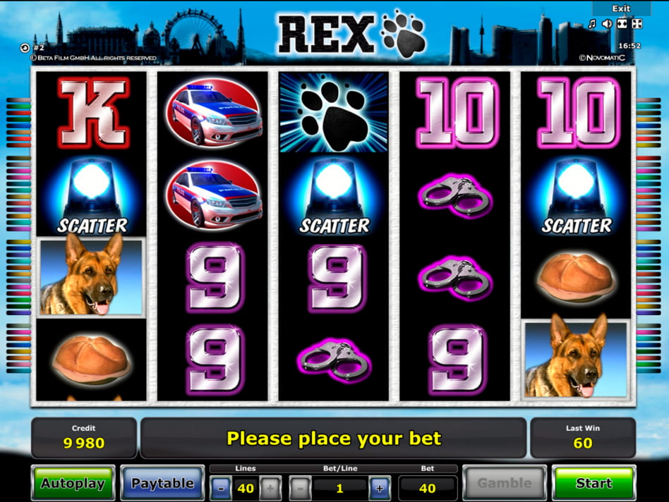 Rex slot game