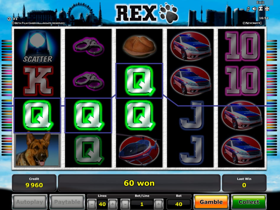 Rex screenplay Rex slot game
