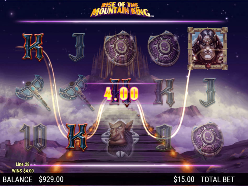Rise of the Mountain King slot game