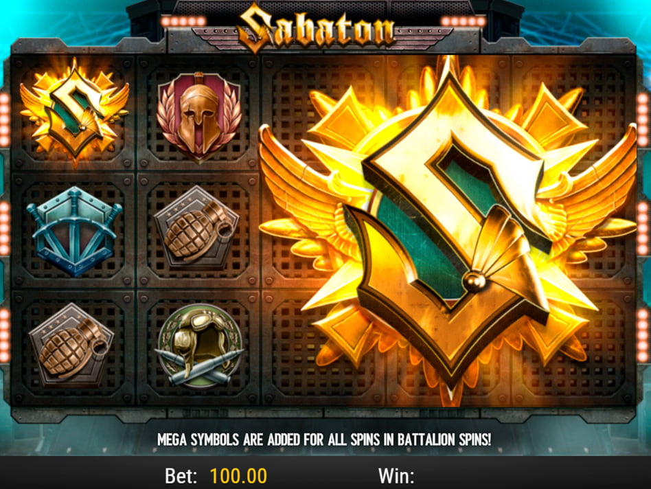 Sabaton screenplay Sabaton slot game
