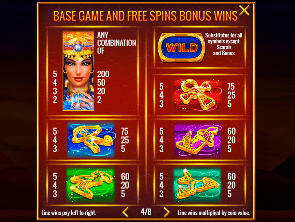 Scarab slot game