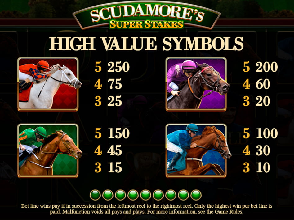 Scudamore's Super Stakes slot game