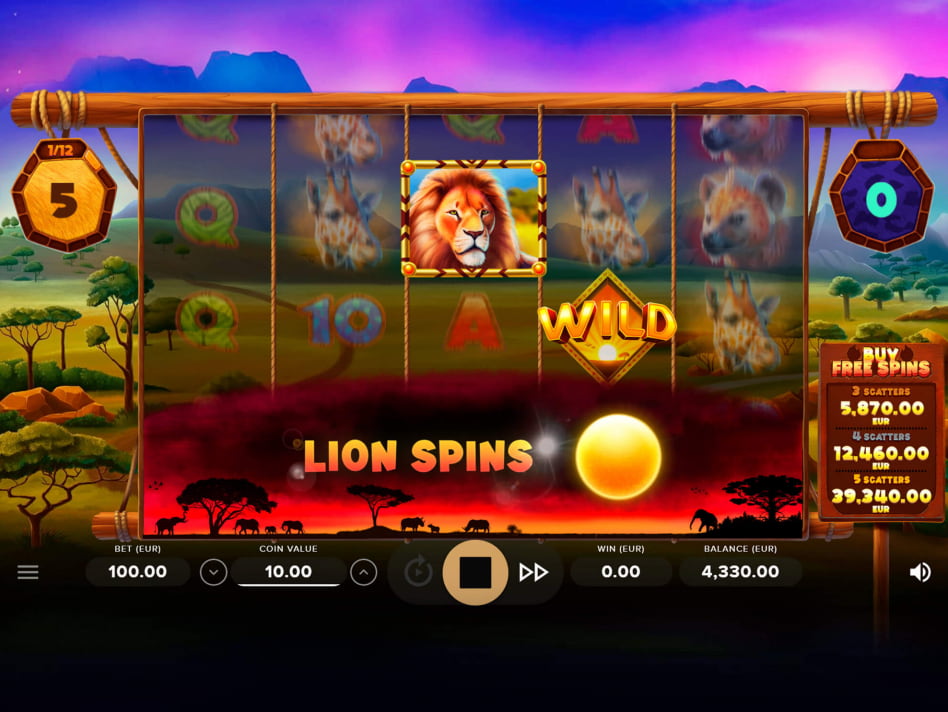 Serengeti Kings slot game