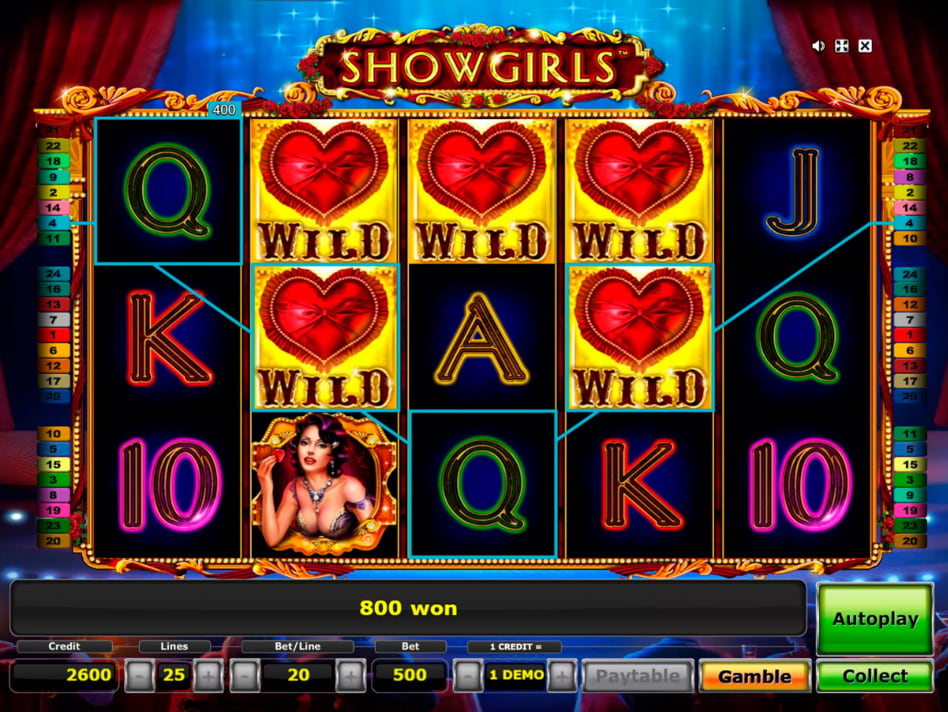 Showgirls slot game