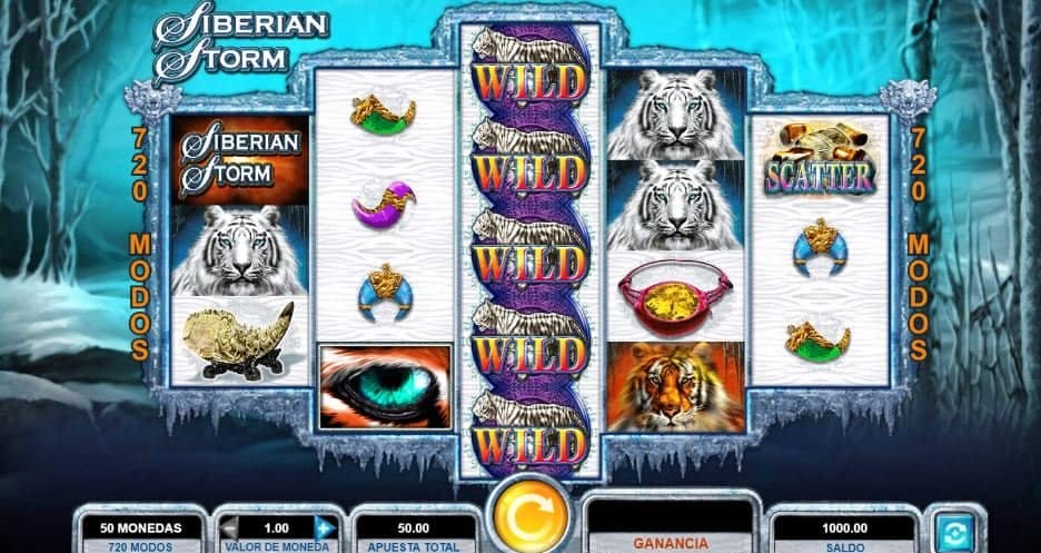 Siberian Storm screenplay Siberian Storm slot game
