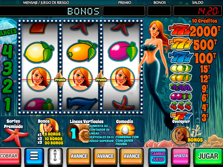 Sirenas de la Suerte slot game