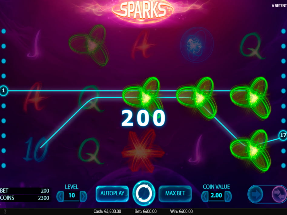 Sparks slot game