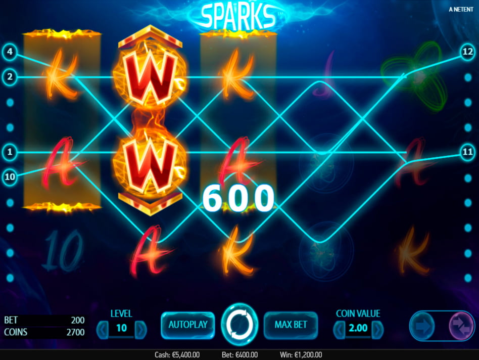 Sparks slot game