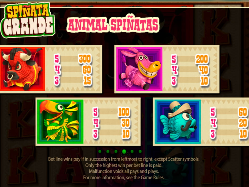 Spiñata Grande slot game