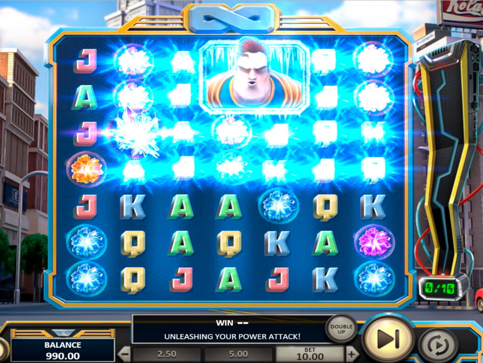 Spinfinity Man screenplay Spinfinity Man slot game