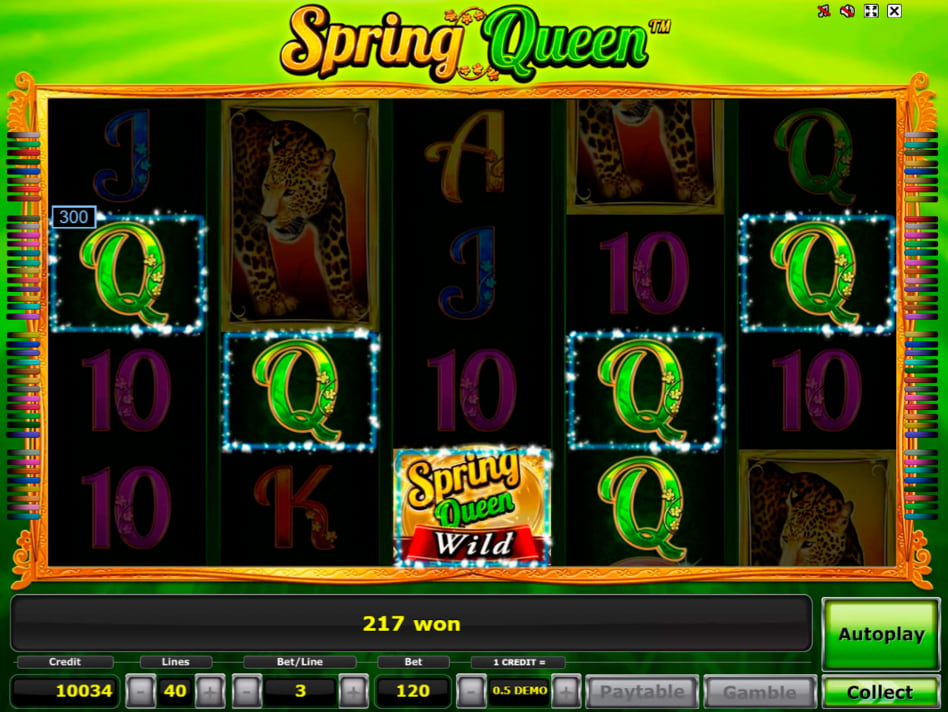 Spring Queen slot game