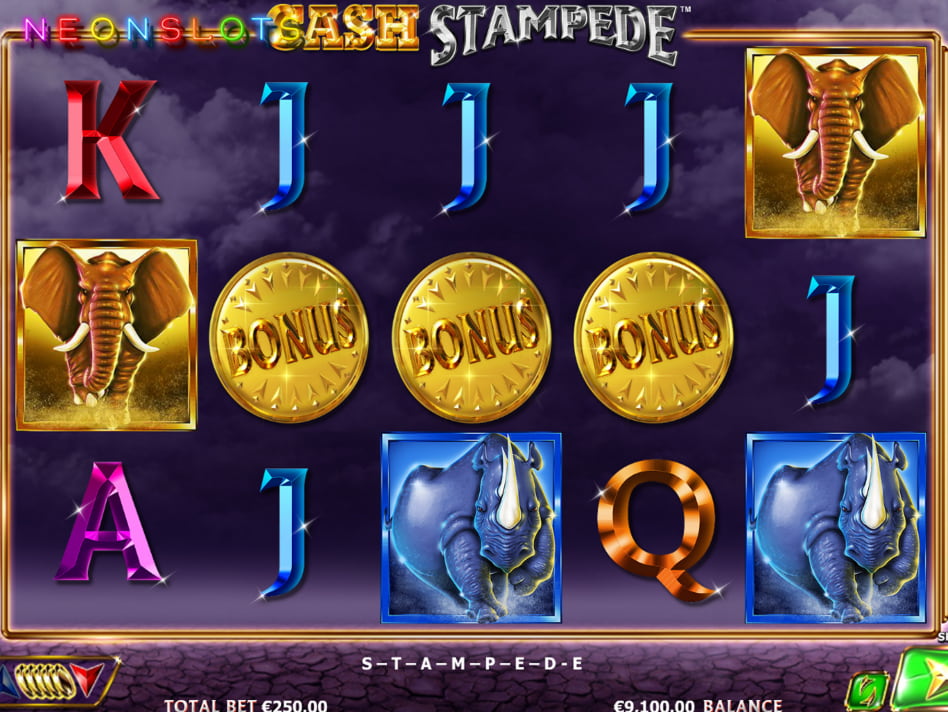 Stampede screenplay Stampede slot game
