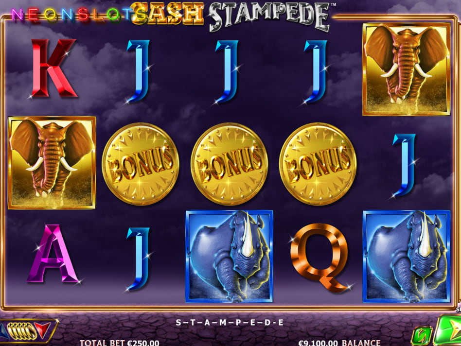 Stampede slot game