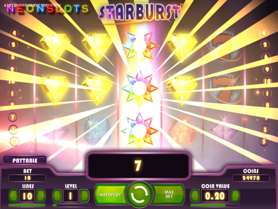 Starburst slot game