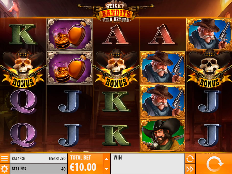 Sticky Bandits slot game