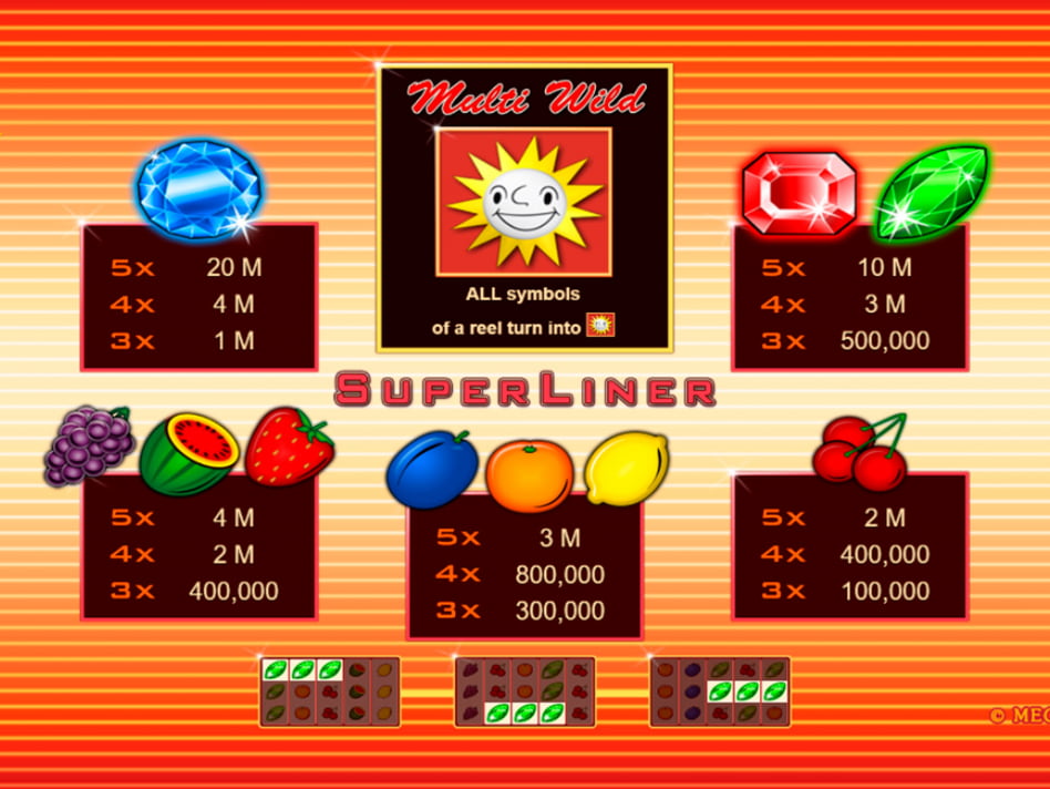 Super Liner slot game