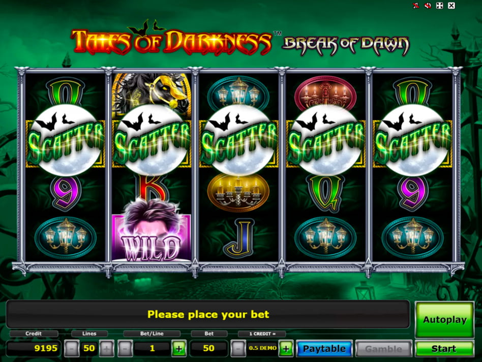 Tales of Darkness Break of Dawn slot game