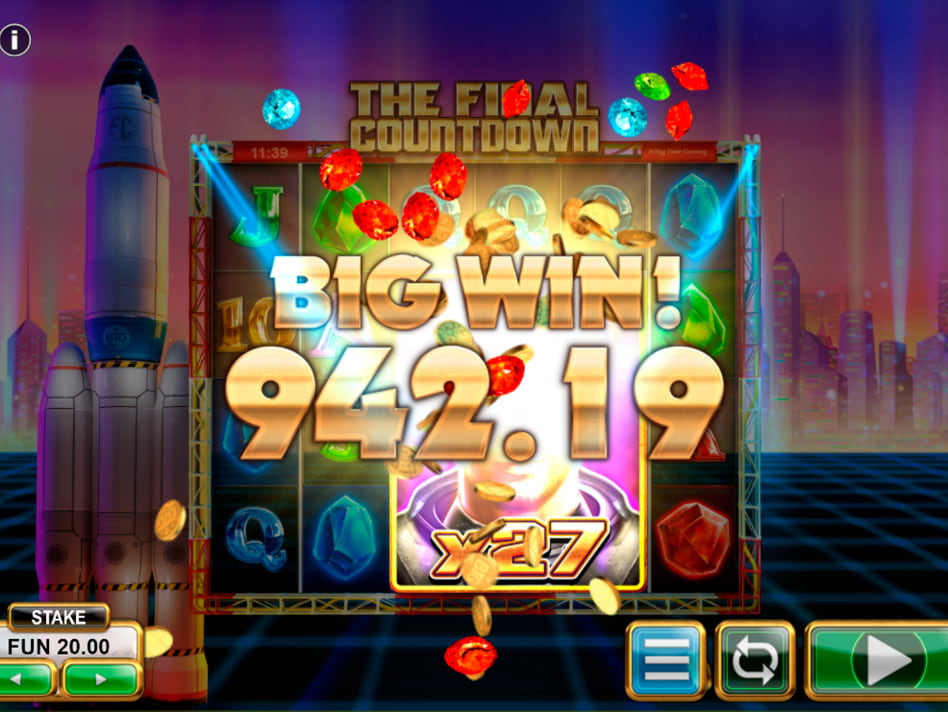 The Final Countdown screenplay The Final Countdown slot game