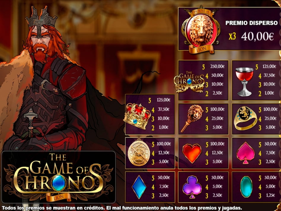 The Game of Chronos Lion slot game