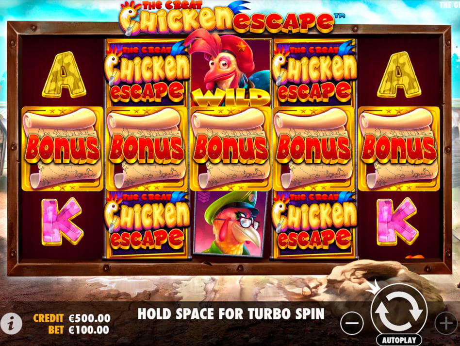 The Great Chicken Escape slot game