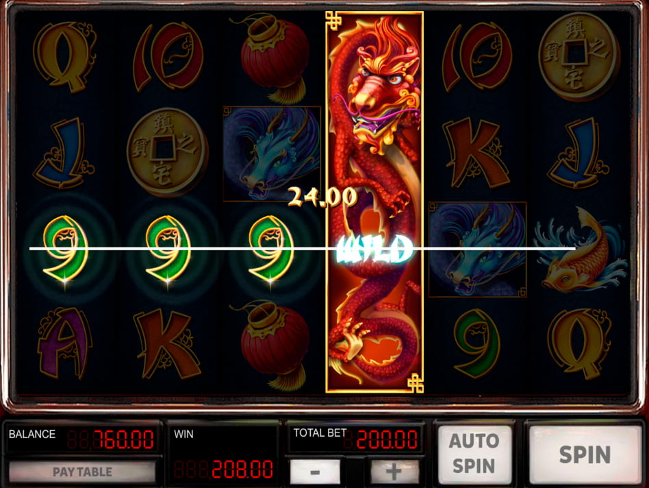 The Legendary Red Dragon slot game