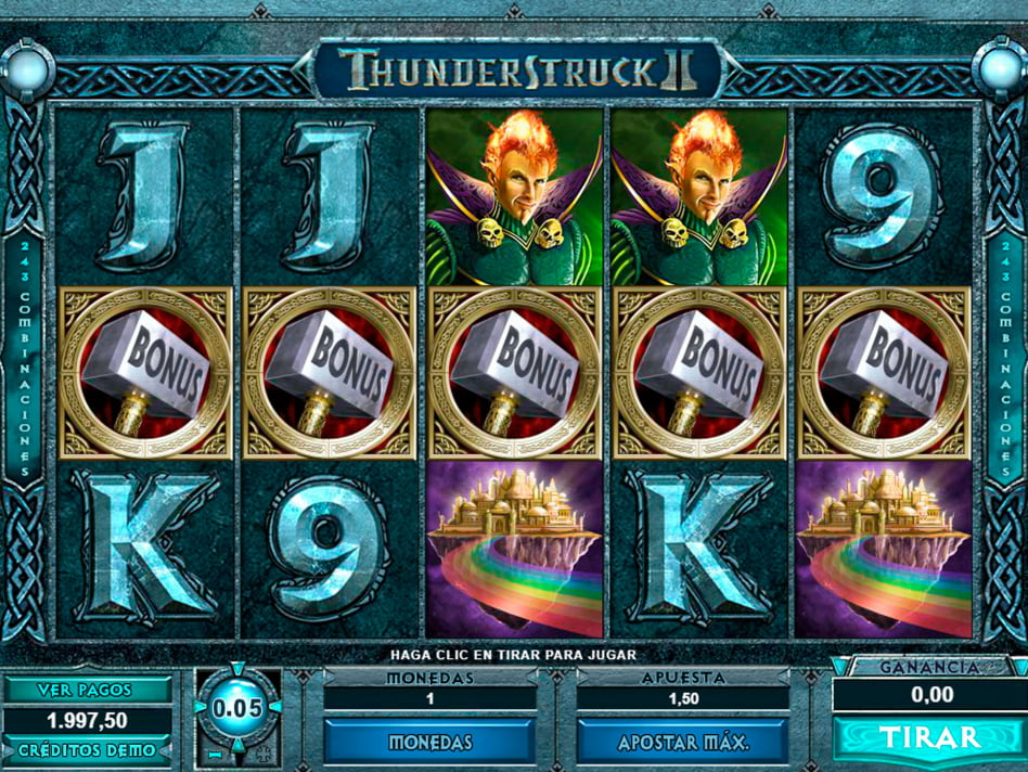 Thunderstruck II slot game