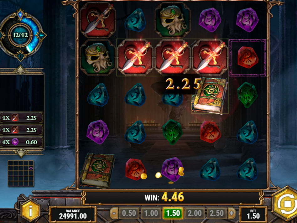 Tome of Madness screenplay Tome of Madness slot game
