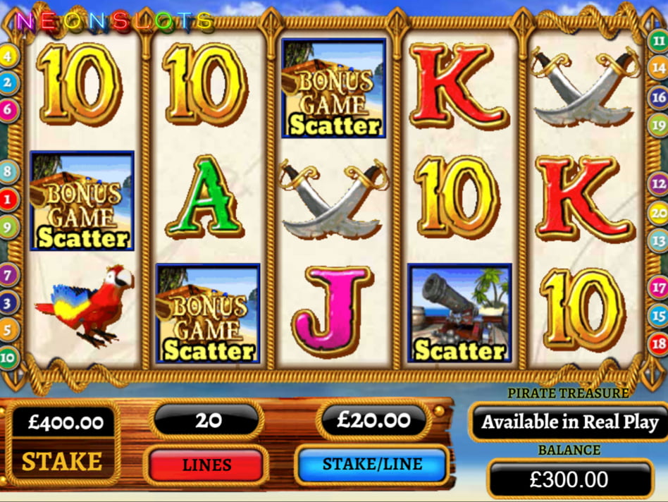 Treasure Island slot game