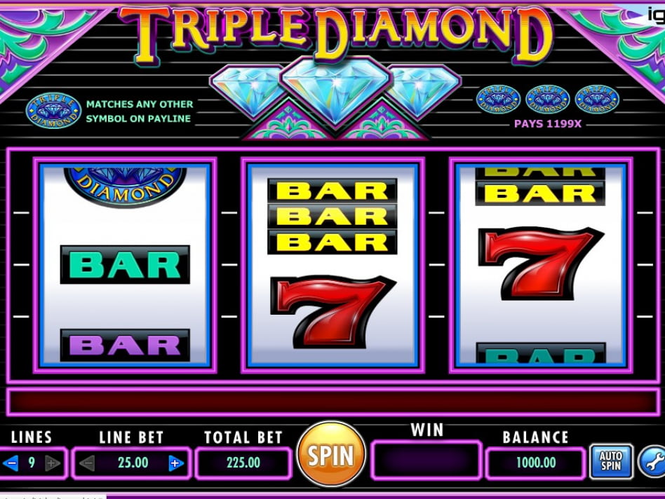 Triple Diamond screenplay Triple Diamond slot game