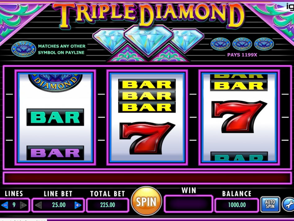 Triple Diamond slot game