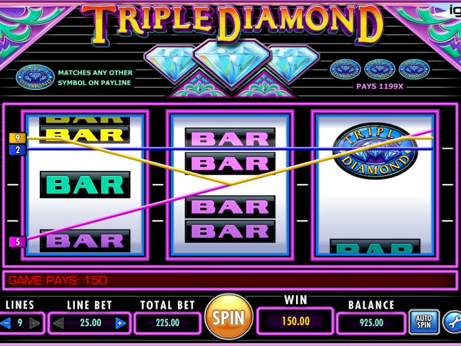 Triple Diamond screenplay Triple Diamond slot game